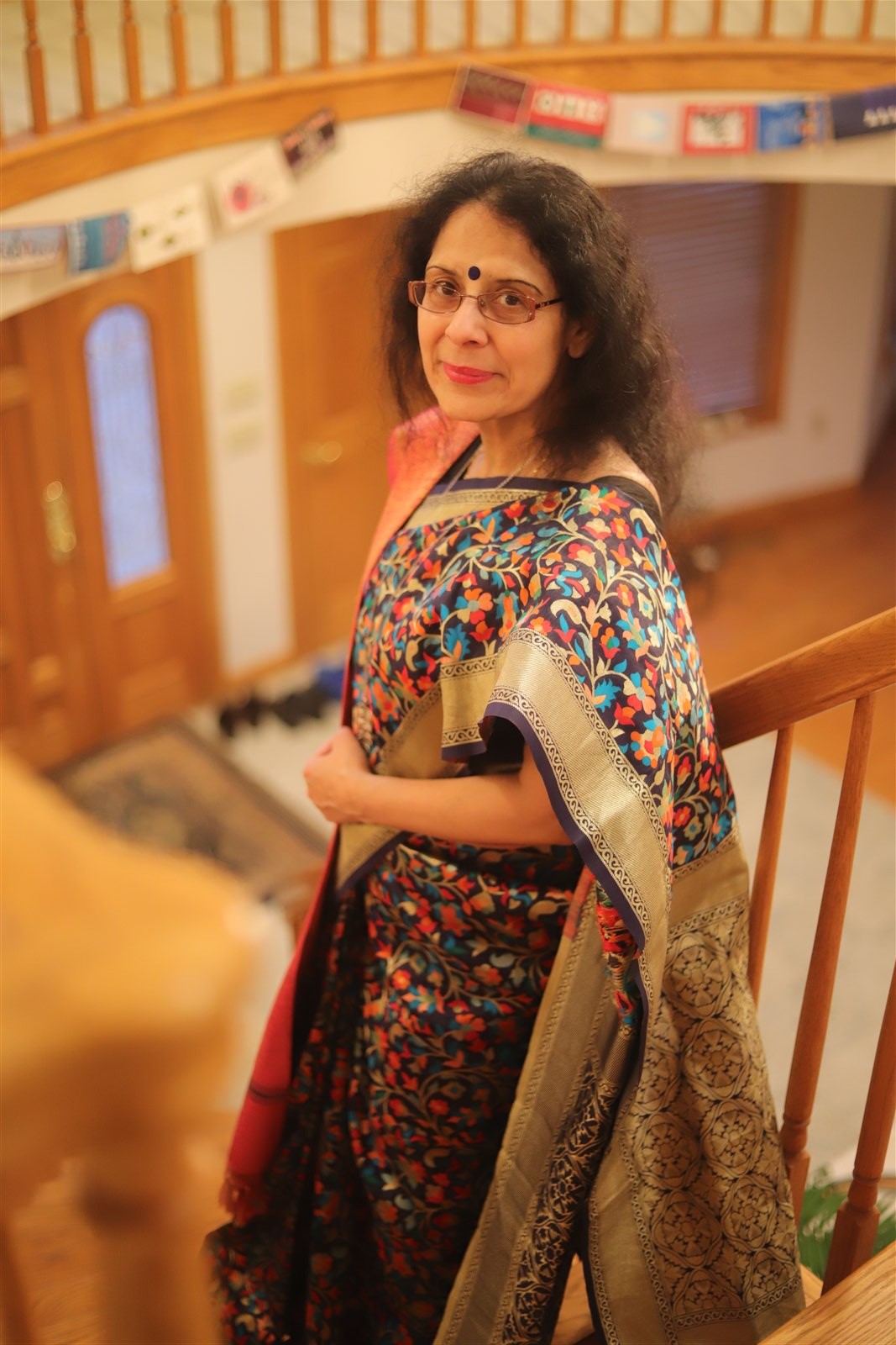 Sugata Chatterjee at a recording session