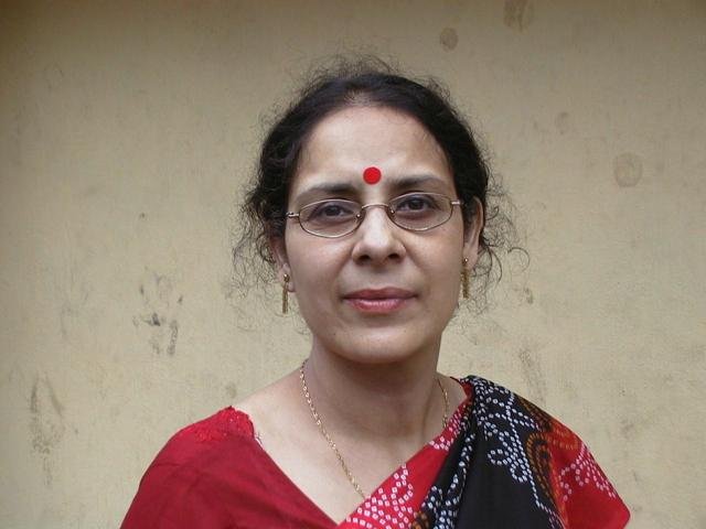 Sugata Chatterjee outside a recording room
