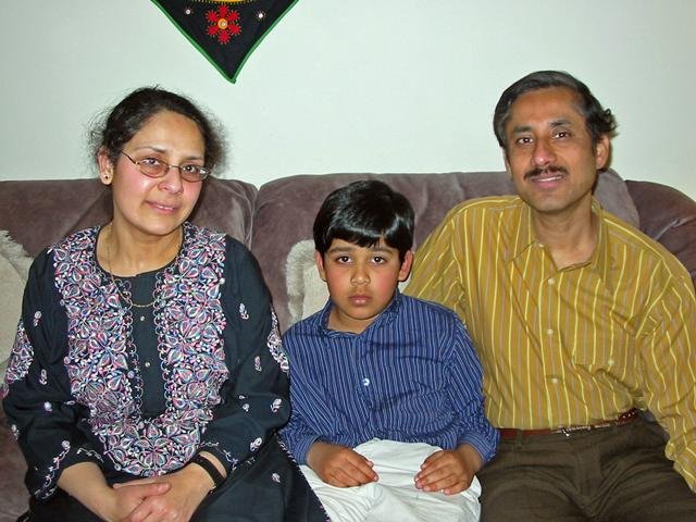Sugata Chatterjee with family